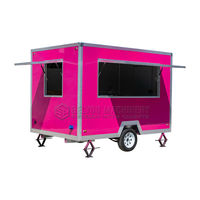 Prix d'usine, camion de barbecue mobile, fourgonnette commerciale de nourriture, rue de la concession, chariot de camion de restauration mobile, remorque de restauration rapide