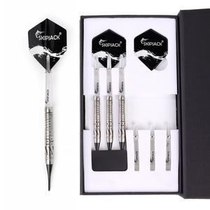 Fléchettes en tungstène de haute qualité, personnalisées, Wolfram, 18g, pointe souple, fléchettes en tungstène pour la compétition PDC - Product Image 1