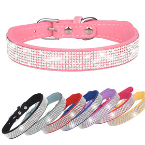 Para el más vendido, correa de microfibra de lujo para mascotas, <span class=keywords><strong>Collar</strong></span> de perro con diamantes de imitación brillantes para razas pequeñas, <span class=keywords><strong>Collar</strong></span> de gato - Product Image 2