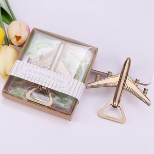 <strong>21188</strong> Metal Airplane Beer Bottle Opener for Promotion Gift Wedding Souvenir - Product Image 2
