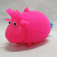 KEHUI Jouet en peluche le plus vendu, balle rebondissante colorée en forme d'animal, jouet mouton Sean pour enfants, fabriqué en matériau TPR