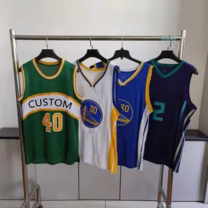 großhandel günstig bestseller herren genäht retro shorts top netz kundenspezifisch basketballkleidung jersey uniform