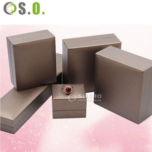 Coffret de bijoux en cuir PU personnalisé avec logo pour collier, bracelet, boucles d'oreilles et bague - Vente en gros - Product Image 3