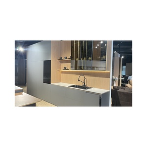 Tablero de MDF recubierto con película de PET de Color sólido antiarañazos de alto brillo, paneles de muebles hechos a medida y puertas de gabinetes, tableros de melamina - Product Image 6