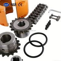 Accouplement à chaîne à couple élevé KC-5018, accouplement à chaîne à rouleaux à arbre rigide pour machines minières, broyeurs à billes, rotors de concasseurs