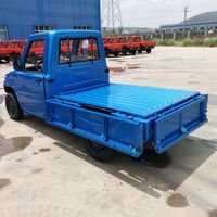 Mini camion électrique 72V 5KW, deux places, autonomie de 180 km, batterie LiFePO4 195Ah pour les tâches quotidiennes en serre et à la ferme laitière