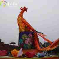 Chinesische Frühlings fest laternen zeigen Stadt attraktionen Tier landschafts dekoration für Halloween-Weihnachten Ostern