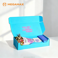 Großhandel Faltbare Wellpappe-Geschenkbox für Blumenlieferung, Bedruckte Karton-Versandboxen für Kleinunternehmen