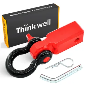 2025 Venta al por mayor: Accesorios exteriores <span class=keywords><strong>de</strong></span> aluminio 4x4 <span class=keywords><strong>para</strong></span> receptor <span class=keywords><strong>de</strong></span> <span class=keywords><strong>enganche</strong></span> <span class=keywords><strong>de</strong></span> remolque <span class=keywords><strong>de</strong></span> coche con grillete <span class=keywords><strong>de</strong></span> arco - Product Image 2