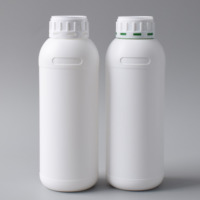 Bouteille en plastique agricole antistatique en PEHD avec bouchon à vis, capuchon fileté, conteneur chimique agricole ESD sûr, vente en gros usine