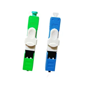 Unikit Esc250d Fiber Optische Snelle Connector Sc Apc Ftth Veld Assemblage Quick Conector Sc Upc Voor Ftth Netwerk Gebruik