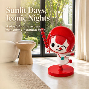 Statua a grandezza naturale in fibra di vetro personalizzata di personaggio dei cartoni animati, scultura di Candy Haws Girl per centri commerciali e promozione del marchio - Product Image 2