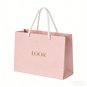 Bolsas <span class=keywords><strong>de</strong></span> Compras <span class=keywords><strong>de</strong></span> Papel <span class=keywords><strong>de</strong></span> Regalo <span class=keywords><strong>de</strong></span> Lujo Ecológicas con Logotipo Personalizado Impreso, con Laminación e Impresión Digital - Product Image 1
