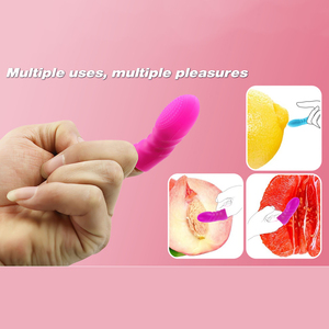 Manica per dita in Silicone diteggiatura giocattoli sessuali, G-spot massaggio prostatico masturbazione Clit stimolatore per donne uomini e coppie - Product Image 2