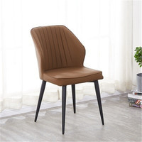 Chaise café restaurant chaise design en métal et chaises de salle à manger en cuir des fabricants de meubles de Chine