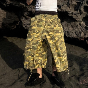 Shorts Bermuda Camouflage Homme OEM avec Cordon de Serrage, Poches Cargo, Tissu Oxford Respirant, Style Décontracté - Product Image 3