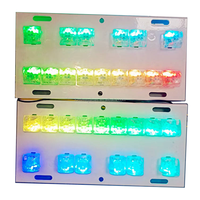 Haute qualité grand Type Mario grue Machine jeu coloré LED bouton mécanique interrupteur clavier 14/15 touches pour Arcades