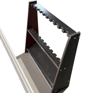 Étagère verticale en bois MDF 60x28,5x57 cm pour le rangement d'équipements de billard et de snooker - Product Image 5