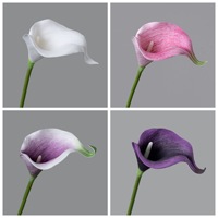 Bouquet de fleurs artificielles mini Calla Lily style INS pour décoration de mariage HYMW01519 – Vente en gros pour la maison, l'hôtel et le bureau