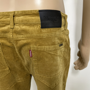 Pantaloni Casual da <span class=keywords><strong>Uomo</strong></span> in Corduroy, Gamba Dritta, Vestibilità Comoda, Caldi e Spessi per l'Inverno - Product Image 5