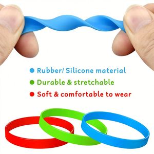 Bracelets en silicone écologiques lumineux personnalisés en gros – Bracelets en caoutchouc imprimés pour équipes sportives, fêtes et événements - Product Image 3
