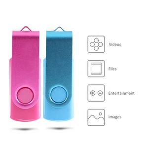 Bán buôn xoay USB Memory Stick 2GB 4GB 64GB memorias Cle 2.0 3.0 PENDRIVE 32GB 128GB tùy chỉnh OTG Loại C USB ổ đĩa flash - Product Image 3