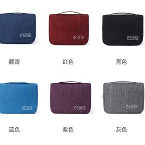 Trousse de toilette de voyage 23x19cm, type crochet, rangement multifonctionnel avec séparation sec/humide pour les voyages - Product Image 4