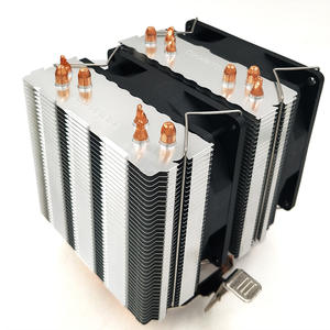 ชุดระบายความร้อนซีพียูแบบท่อทองแดง 6 เส้น พร้อมฮีทไปป์ 6 เส้น รองรับกำลังไฟ 130 วัตต์ สำหรับคอมพิวเตอร์ตั้งโต๊ะ แบบทาวเวอร์คู่ สีสันสดใส พร้อมพัดลมซีพียู 130 วัตต์ สำหรับเคสคอมพิวเตอร์ - Product Image 5