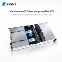 Serveur en rack FusionServer 2288 V8 2U pour la virtualisation de centre de données, l'informatique de pointe, l'IA, serveur en rack d'entreprise à double processeur