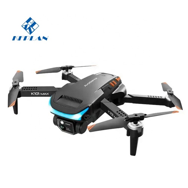 Hot Selling K101 MAX Radio Control K101MAX RC Wifi FPV Optical Flow Obstacle Avoidance Mini Drone Quadcopter 4K HD Dual Camera