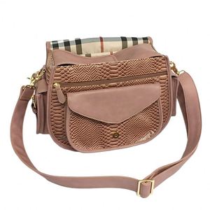 Sac de transport pour appareil photo, nouvelle mode, fabriqué en usine BSCI, personnalisé, en nylon imitation peau de serpent, sac à bandoulière pour appareil photo - Product Image 3