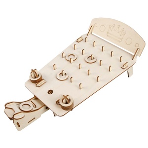 Kit d'expériences scientifiques OKYN-Y2368 en bois pour élèves du primaire et du collège – Matériel de montage pour inventions physiques DIY - Product Image 1