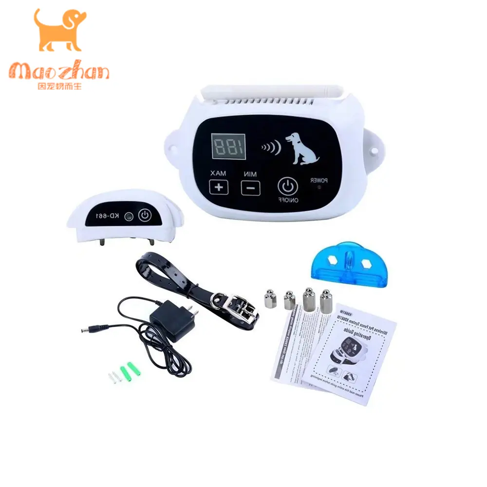 2020 Wireless Electric Dog Fence, Electronic Boundary Control Pet Fence System