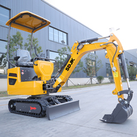 Envío Gratis, Mini Excavadora con Motor Kubota EURO 5, EPA, 1 Tonelada, 2 Toneladas, Mini Excavadora Hidráulica Pequeña, Mini Excavadoras Agrícolas en Venta