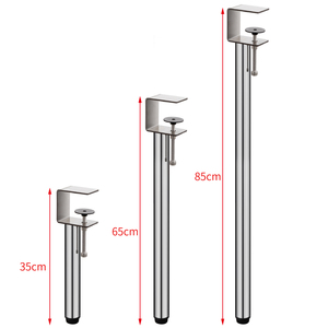 <span class=keywords><strong>Gambe</strong></span> da tavolo in acciaio inossidabile all'ingrosso moderno Bar scrivania da tavolo piedi caffè da pranzo regolabile da tavolo morsetto <span class=keywords><strong>gambe</strong></span> - Product Image 2
