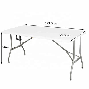 Bàn ngoài trời rẻ hơn gấp với kim loại gấp chân 8ft gấp bảng - Product Image 4
