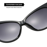 Lunettes de soleil œil de chat pour femmes, tendance, pas chères, vente en gros, classiques, populaires, en plastique