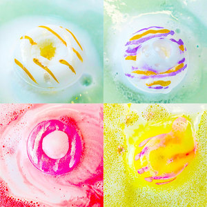 Juego de bombas de baño de <span class=keywords><strong>donut</strong></span>, 3 uds., bombas de baño de burbujas orgánicas naturales para rellenos de medias, juego de regalo de Pascua para niños - Product Image 5