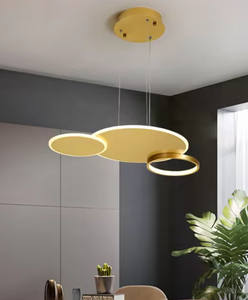 Zeal Lighting tubo de vidrio nórdico bola colgante luces accesorios moderno LED colgar para sala de estar - Product Image 4