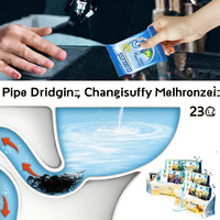 Formule puissante de désodorisation, poudre de nettoyage des drains, idéale pour les tuyaux de cuisine, l'évier de salle de bain, les toilettes et l'entretien ménager