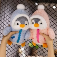 Peluche pingouin mignon à habiller, jouet en peluche doux, animal marin en peluche, vente en gros, fabricant de jouets en peluche personnalisés, peluche personnalisée pour enfants