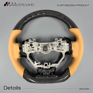 Volante Deportivo Personalizado de Fibra de Carbono con Empuñaduras de Cuero para Lexus IS RC NX GS 300 350 500 F Sport 2013-2025 - Product Image 5