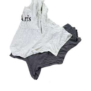 工業用清掃用の「パリ」プリント＆グレー無地Tシャツ - Product Image 1