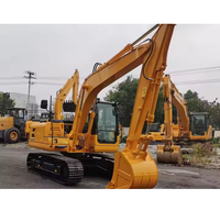 Excavatrice hydraulique diesel CDM6376 de 39,3 tonnes à prix abordable avec godet de 1,9 m³ et grappin à billes pour la construction d'infrastructure