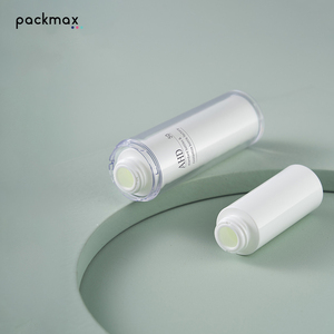 High-end PETG thick wall refillable <b>vacuum</b> <b>pump</b> bottle 30ml/50ml for essence & lotion – cosmetic packaging - Product Image 2