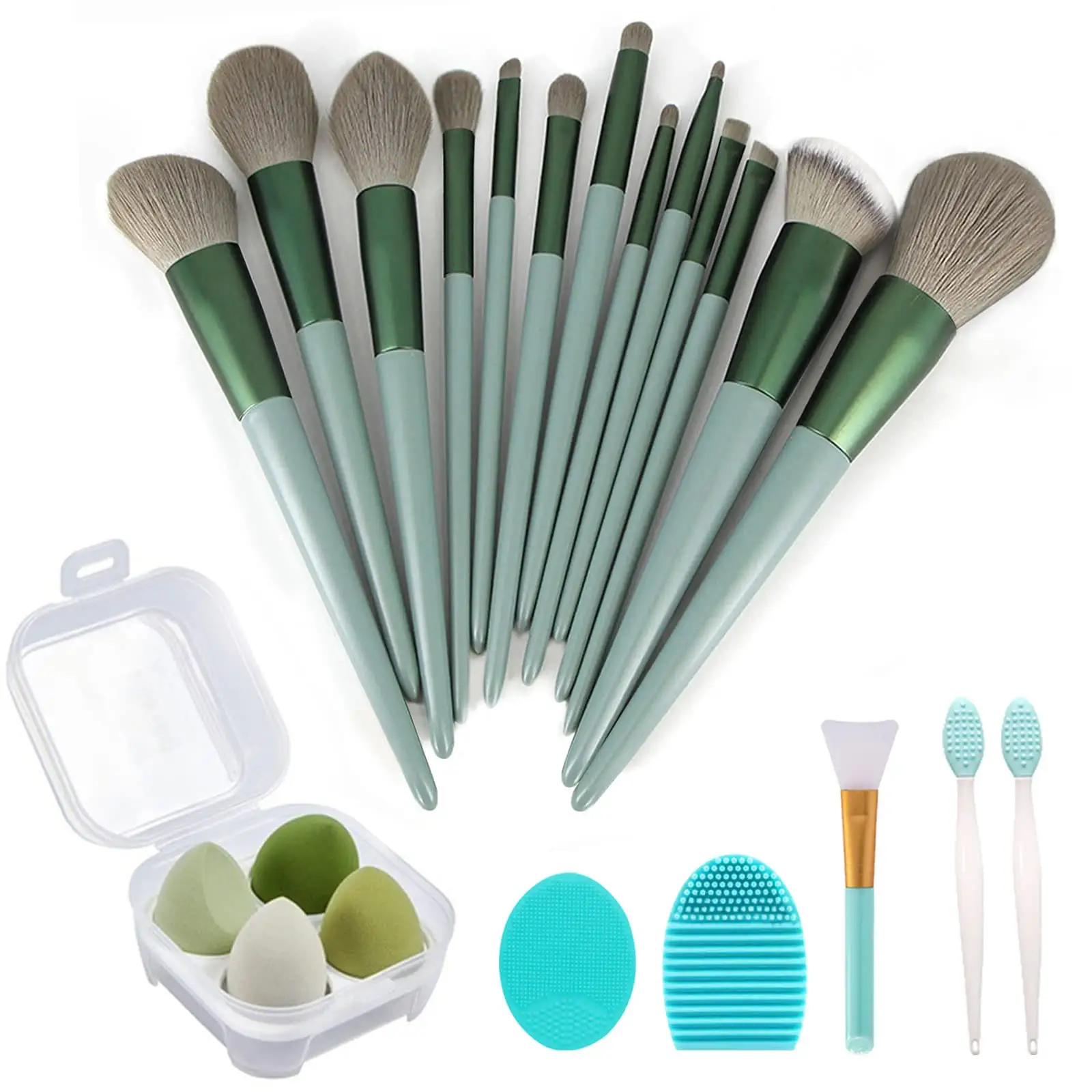 Kit de maquillage 22 pièces pinceau fond de teint pinceau fard à paupières ensemble de pinceaux de maquillage