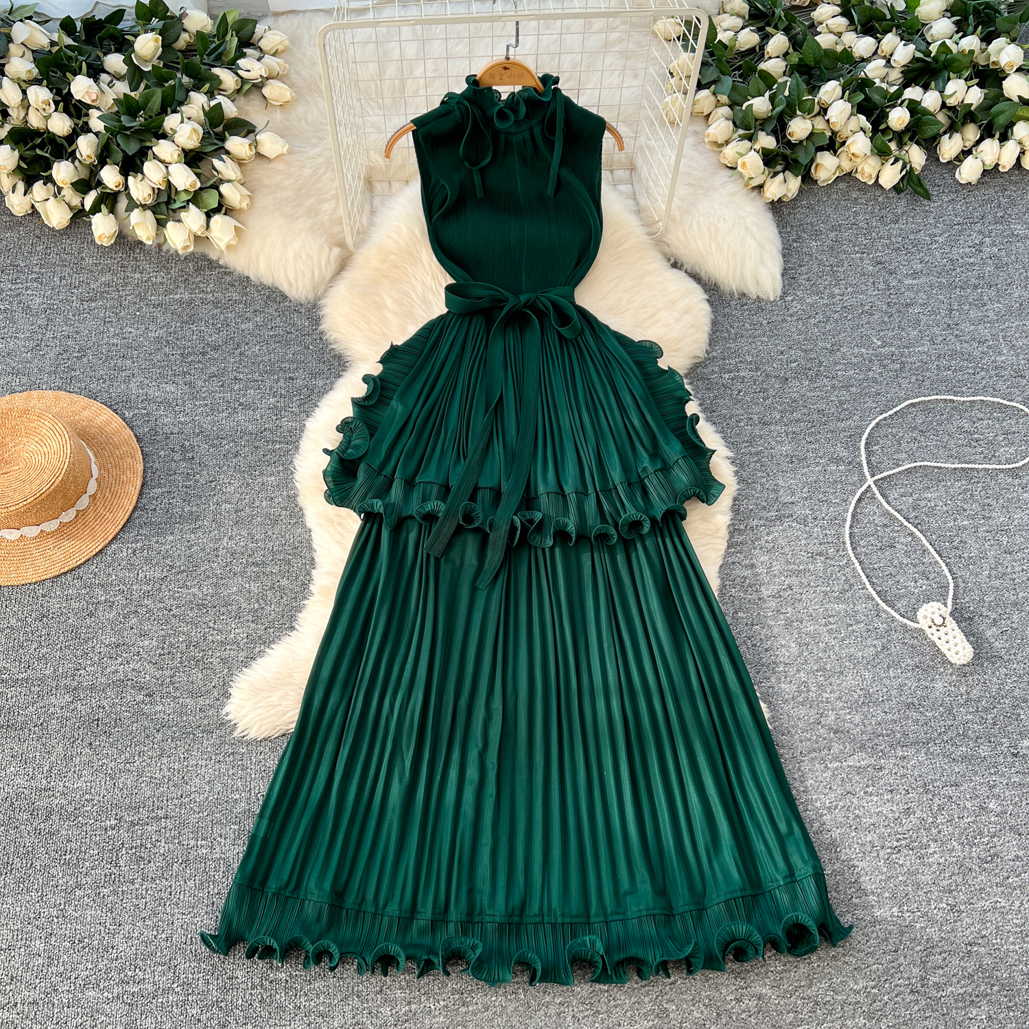 Chic Styles and Comfort in green peplum dresses for Trendy Women