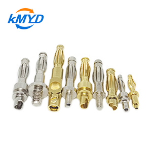 4mm brass cơ thể chuối cắm kết nối với berili đồng mùa xuân địa chỉ liên lạc độ chính xác cao cho thử nghiệm công nghiệp armamentarium - Product Image 1