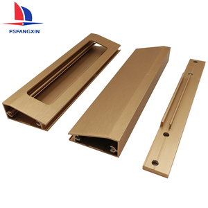Custom anodizzato Champagne metallo scorrevole in alluminio porta e finestra telaio profilo in alluminio <span class=keywords><strong>per</strong></span> <span class=keywords><strong>mobili</strong></span> - Product Image 2