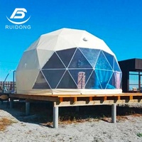 Dôme de tente géodésique étanche de luxe pour hôtel igloo
